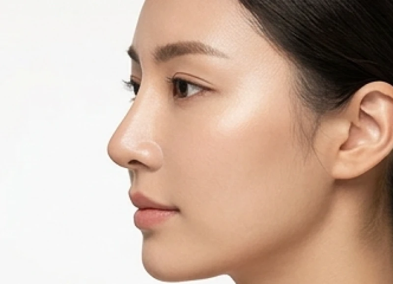 Dáng mũi thẳng mượt thanh thoát sau khi thực hiện can thiệp cấu trúc toàn diện khắc phục mũi khoằm