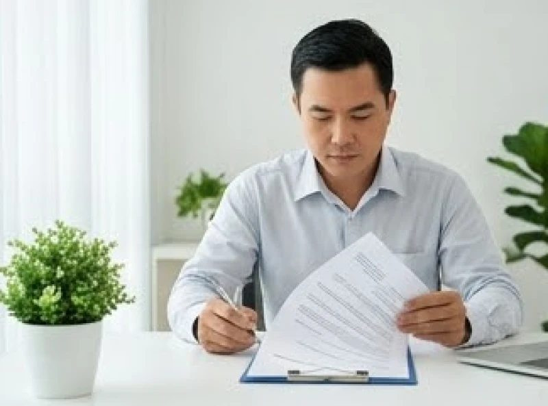 Chuyên gia kiểm định chất lượng sinh năm 1989 đang tỉ mỉ rà soát các quy trình tiêu chuẩn