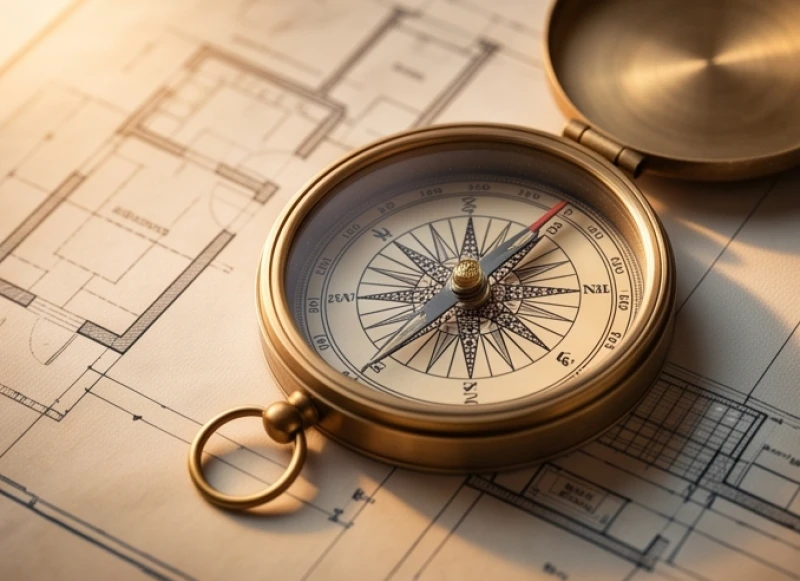 Ứng dụng la bàn bát trạch để tra cứu hướng Cát và Hung cho nhà ở