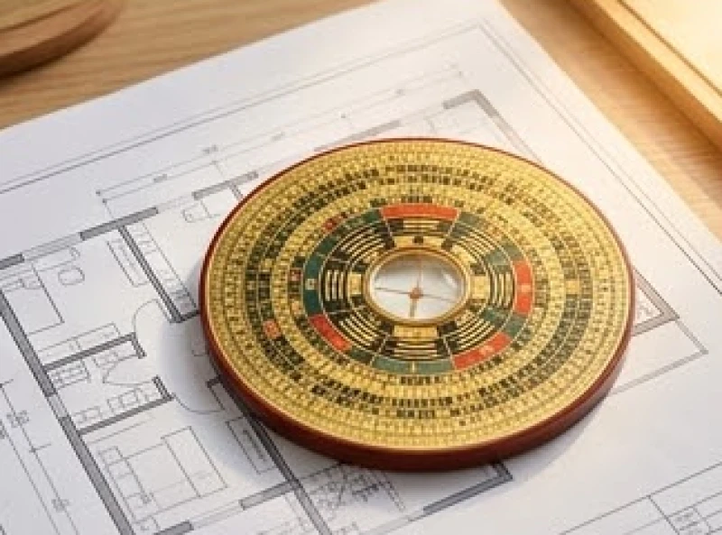 Tử vi trọn đời tuổi Canh Thân 1980 nữ mạng: Mốc vận hạn & Hóa giải 9 La bàn phong thủy đặt trên bản vẽ mặt bằng nhà giúp xác định các hướng tốt thuộc Đông Tứ Mệnh