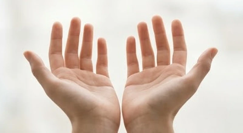 Bàn tay phẳng phiu tượng trưng cho một trang giấy trắng tự do quyết định tương lai của chính mình