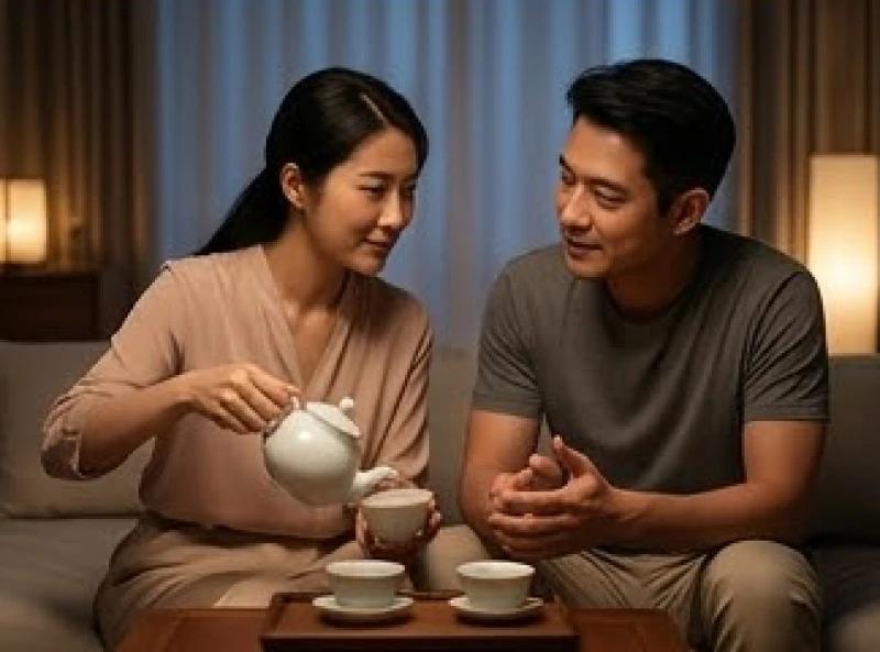 Tình duyên tuổi Dậu năm 2027: Tháng cát hỷ và hóa giải gia đạo 8 Người vợ ân cần rót trà và lắng nghe người chồng chia sẻ những khó khăn sau một ngày làm việc căng thẳng