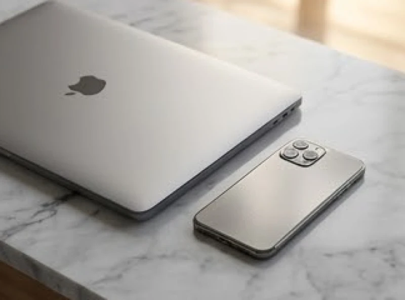 Laptop và điện thoại màu bạc sáng hợp phong thủy mệnh Kim 1985
