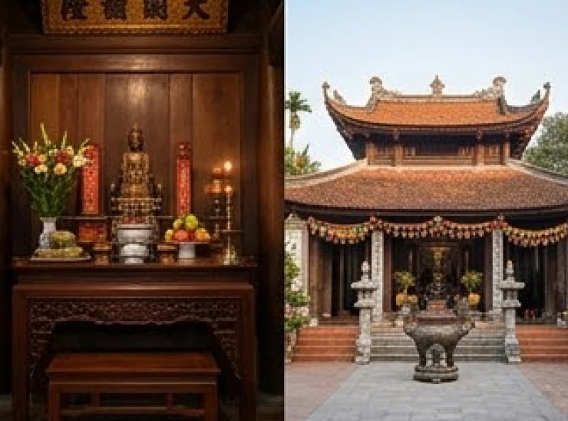 Sự khác biệt giữa không gian hành lễ giỗ Quốc Tổ Lạc Long Quân và Giỗ Tổ Hùng Vương