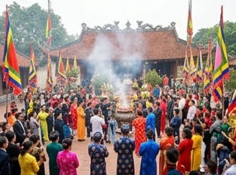 Văn khấn Đền Đông Cuông: Trình tự dâng lễ và bài cúng từng ban 3 Dòng người đông đúc đổ về trẩy hội và tham gia các nghi thức thiêng liêng dịp đầu năm