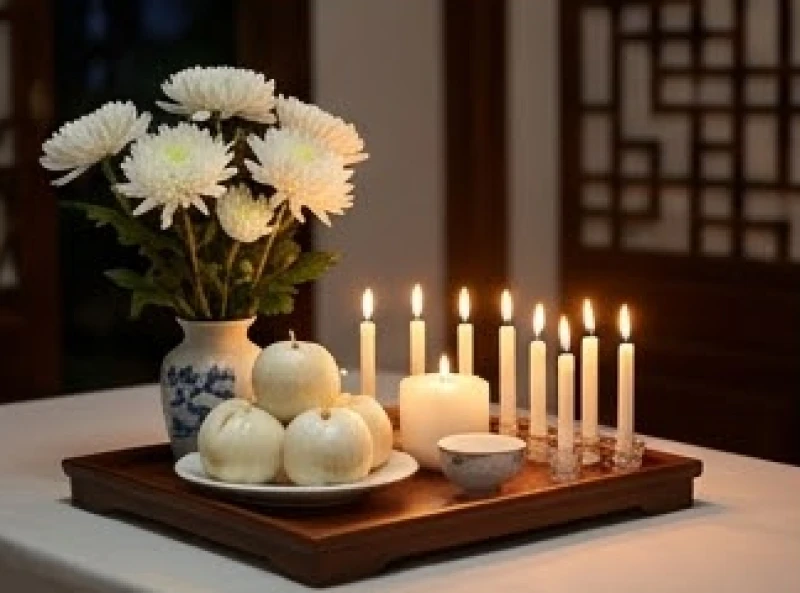 Tuổi Đinh Hợi 1947: Cẩm nang phong thủy dưỡng sinh và bình an 9 Mâm lễ cúng dâng sao với các loại hoa quả màu trắng tinh khiết đặt trên bàn thờ