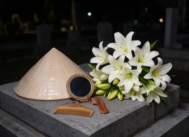 Văn khấn ngày Thương binh Liệt sĩ 27/7: Bài cúng chuẩn nhất 9 Mâm lễ đặc biệt dâng viếng mộ nữ anh hùng Võ Thị Sáu với nón lá và hoa huệ trắng