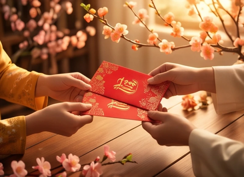 Tuổi Thìn kiêng gì trong ngày Tết: Chi tiết theo từng nạp âm 4 Gia chủ mỉm cười trao phong bao lì xì đỏ đầu năm để hóa giải năng lượng xung khắc