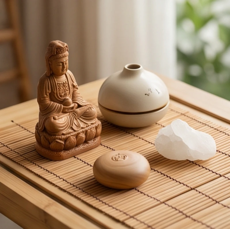 Các mẫu tượng linh vật phong thủy được chế tác từ nhiều chất liệu khác nhau như gỗ, đá và gốm sứ
