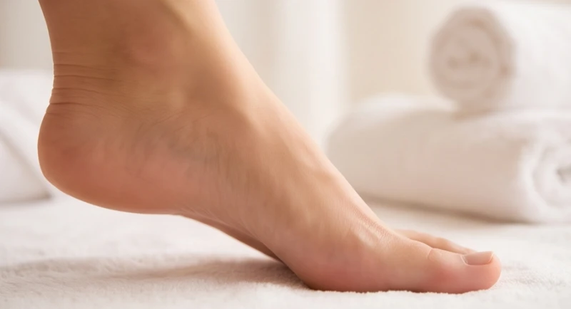 Lòng bàn chân có vòm cong khuyết lõm sâu tạo thành hình thung lũng tụ thủy giúp giữ gìn tiền tài