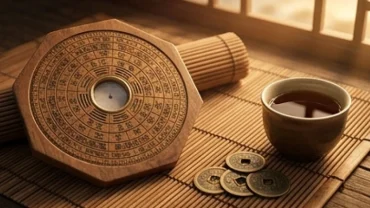 Vòng tuần hoàn lục thập hoa giáp là gì được thể hiện qua la bàn phong thủy cổ kết hợp Thiên Can và Địa Chi