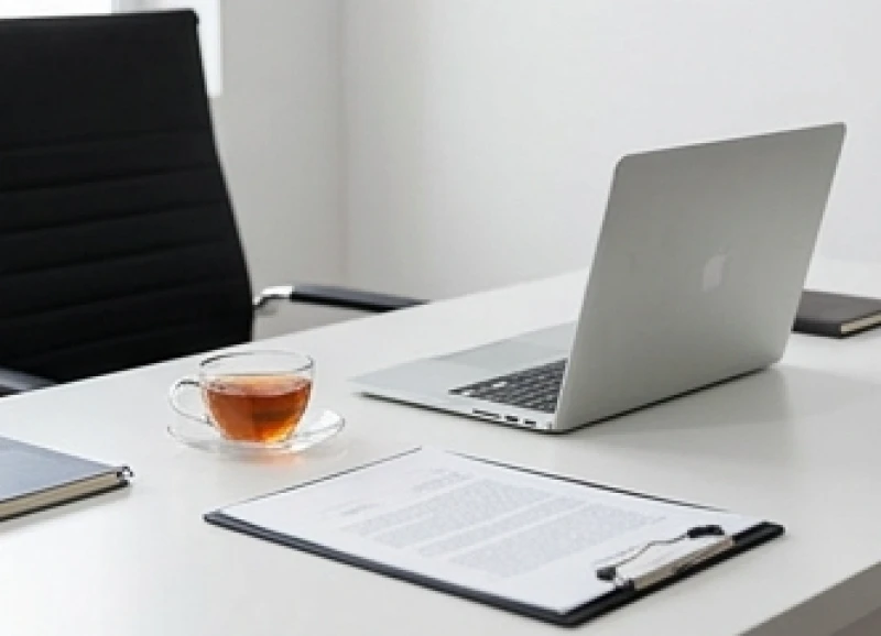 Góc bàn làm việc được dọn dẹp gọn gàng nhưng không bày trí tượng chuột vì gia chủ thuộc tuổi Ngọ