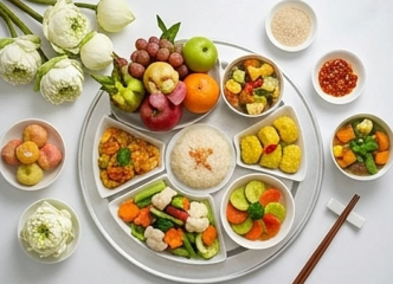 Văn khấn lễ Vu Lan cầu siêu: Bài cúng chuẩn và giờ hoàng đạo 4 Mâm cúng chay dâng Phật với xôi chè, hoa sen và các món thanh tịnh