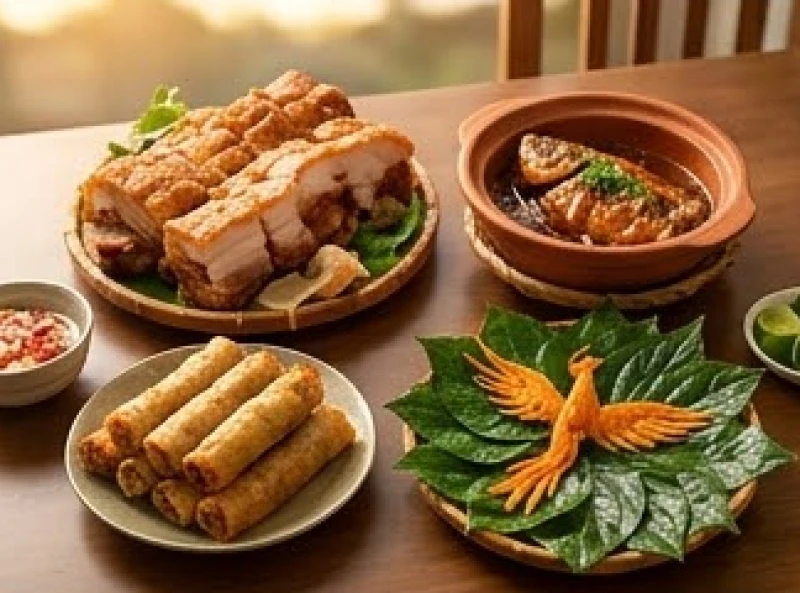 Văn khấn giỗ mẹ: Mẫu bài cúng Hiển tỷ và trình tự chuẩn nghi lễ 4 Mâm cỗ cúng giỗ mẹ miền Trung nổi bật với thịt heo quay, cá kho khúc và nem chả