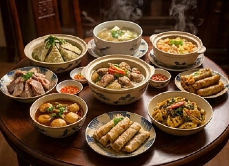 Văn khấn mùng 1 Tết: Bài cúng chuẩn, giờ đẹp và mâm lễ 3 miền 11 Mâm cỗ mặn truyền thống mùng 1 Tết Âm lịch với đầy đủ 4 bát 4 đĩa tượng trưng cho sự sung túc