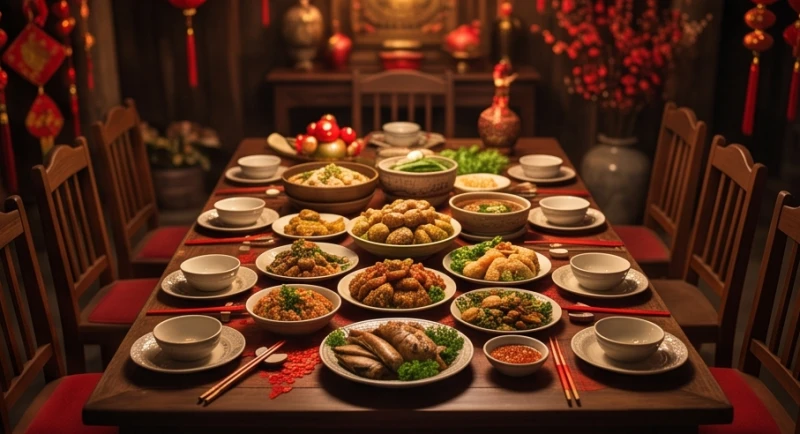 Mơ thấy ăn thịt chó: Điềm báo hên xui & bảng tra số mơ 5 Mâm cỗ truyền thống đông người trong đám giỗ hoành tráng phản ánh sự hao hụt tài chính