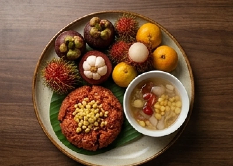 Văn khấn sao La Hầu chuẩn nghi thức: Sơ đồ 9 nến & ngày giờ cúng 4 Mâm cúng chay dâng sao với xôi gấc, chè ngọt và mâm ngũ quả tươi sáng