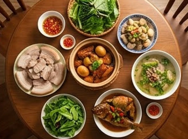 Văn khấn giỗ mẹ: Mẫu bài cúng Hiển tỷ và trình tự chuẩn nghi lễ 2 Các món ăn truyền thống đa dạng trong mâm cúng giỗ mẹ ở ba miền Bắc, Trung, Nam