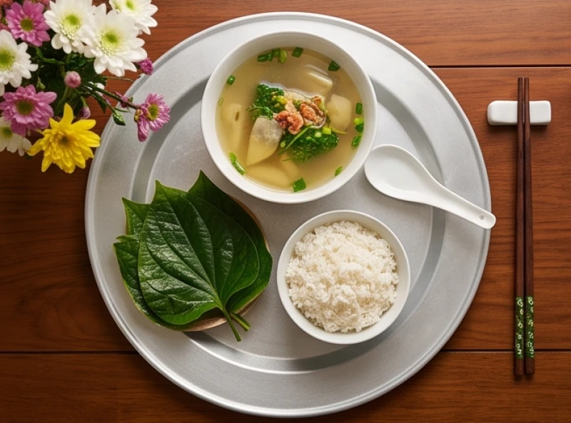 Văn khấn và bài cúng khác nhau thế nào: Phân biệt chuẩn nghi lễ 9 Mâm cơm cúng lễ tiên thường thanh đạm với các món ăn giản dị, trầu cau và hương hoa tươi