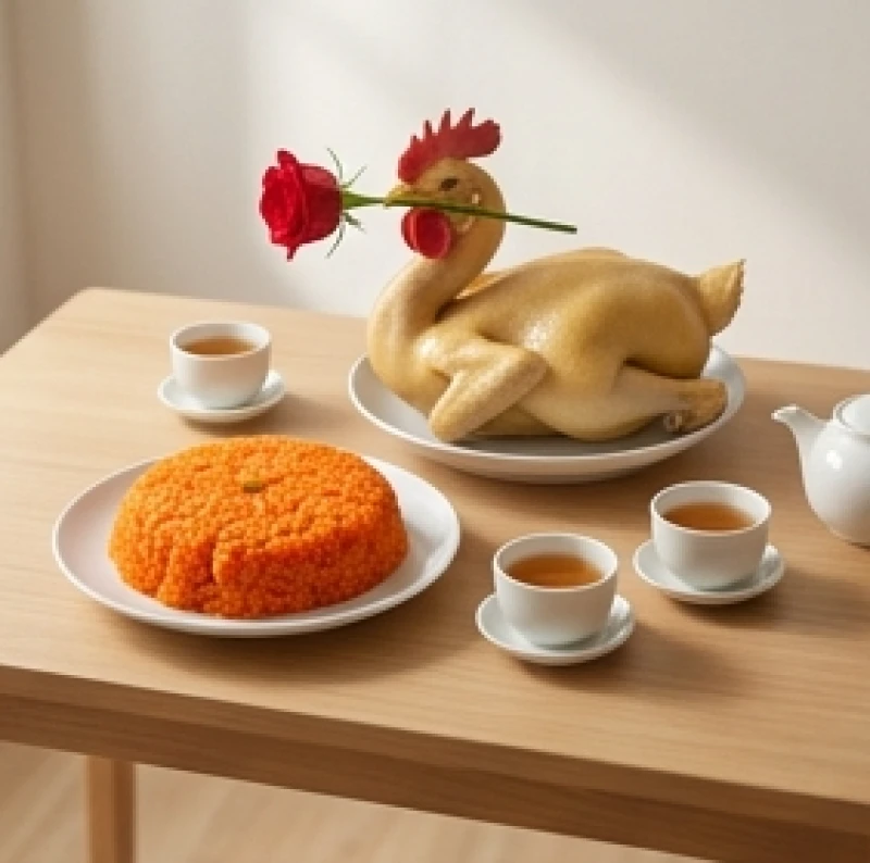 Văn khấn nhập trạch lấy ngày: Bài cúng chuẩn và quy trình tượng trưng 2 Mâm cúng nhập trạch lấy ngày được bày trí tinh gọn với gà luộc, xôi gấc và bát hương trang trọng