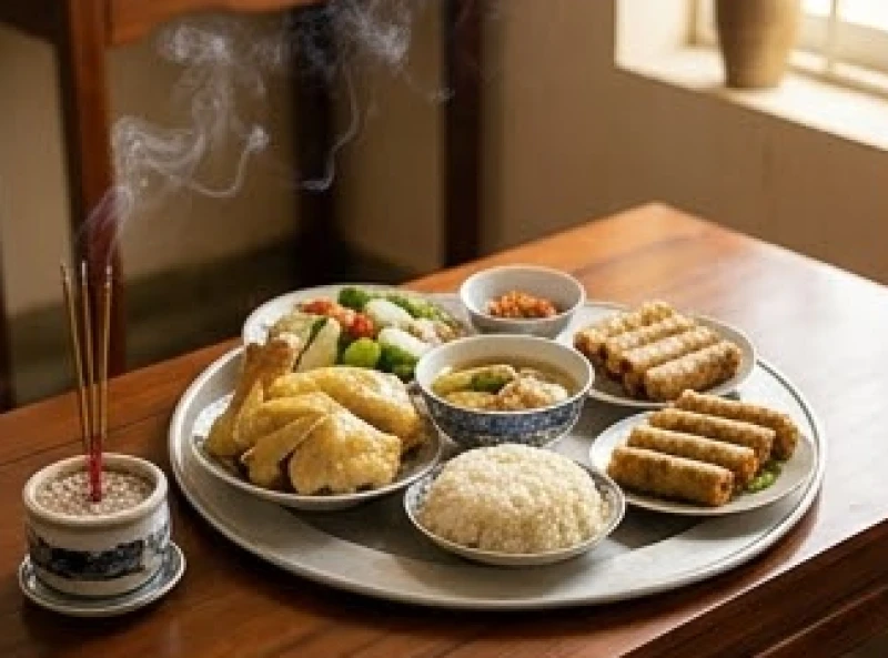 Văn khấn giỗ đầu chồng: Cách sắm lễ và mẫu bài cúng chuẩn 1 Mâm cúng tiểu tường truyền thống dâng lên hương hồn người chồng trong ngày giỗ đầu