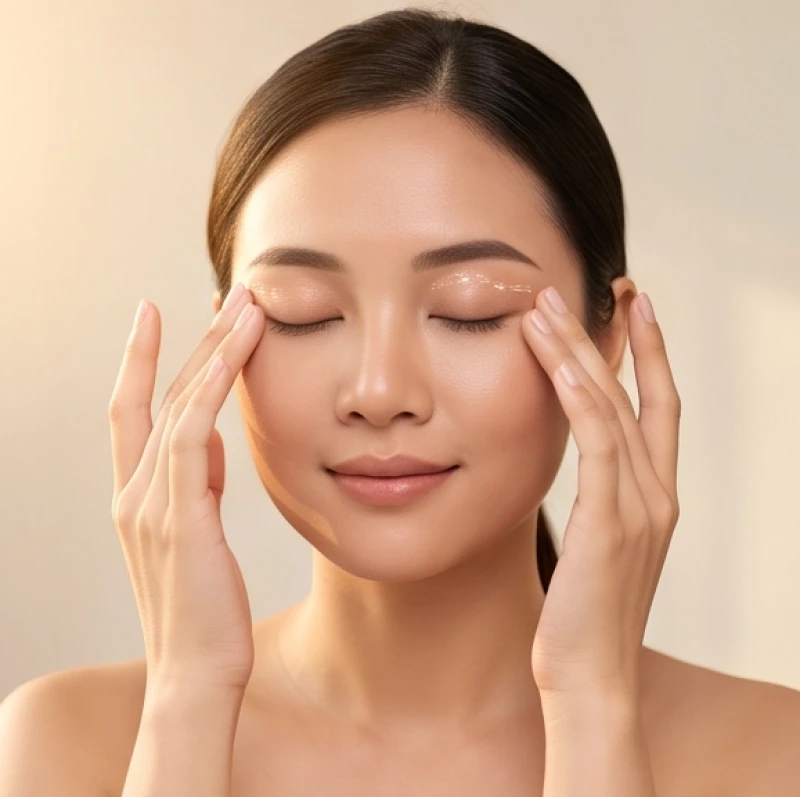 Cung điền trạch trên khuôn mặt: Vị trí chuẩn và cách hóa giải 9 Massage nhẹ nhàng kết hợp thoa kem dưỡng giúp làm phẳng các nếp nhăn và phục hồi độ căng bóng cho mi mắt