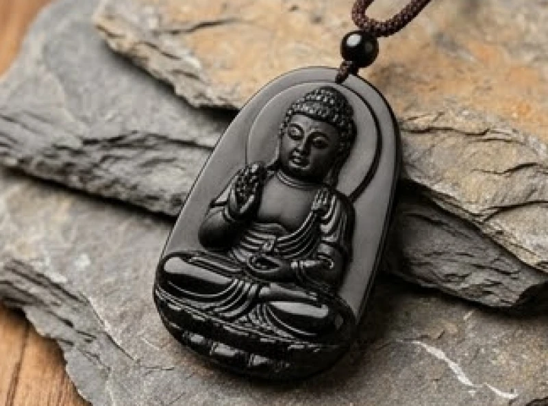 Phật bản mệnh tuổi Dần: Bảng tra màu đá và quy trình tẩy uế 5 Tượng Bồ Tát tạc từ đá núi lửa Obsidian đen nhám mang năng lượng bảo vệ mạnh mẽ