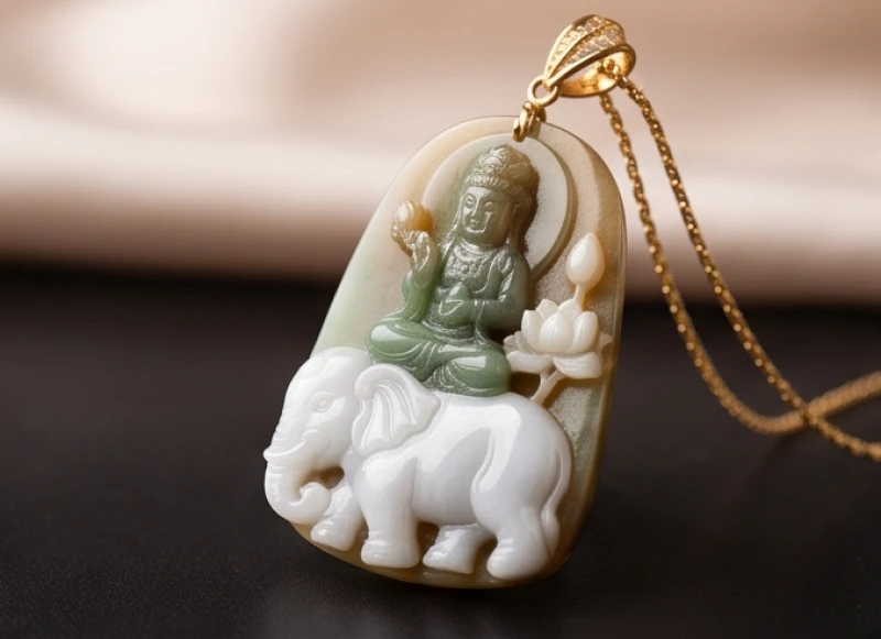 Mặt Phật Phổ Hiền Bồ Tát đại diện cho trí tuệ và sức mạnh bảo vệ người tuổi Tỵ
