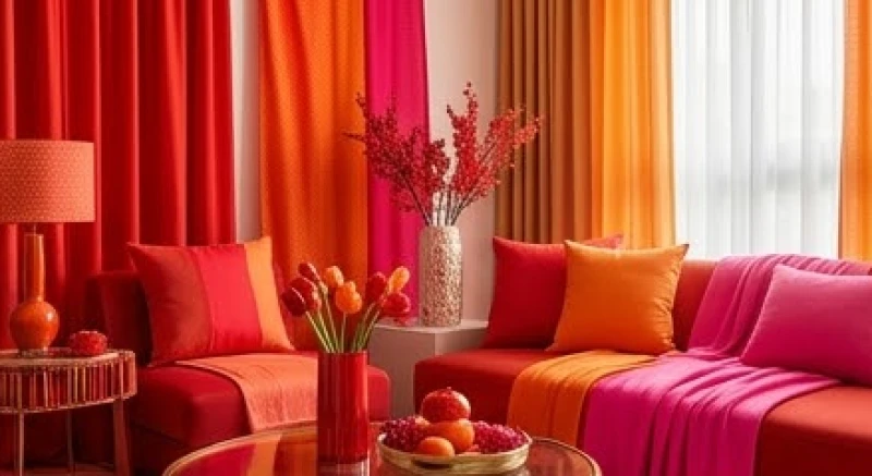 Các gam màu nóng như đỏ cam thuộc hành Hỏa gây xung khắc năng lượng với người mệnh Kiếm Phong Kim
