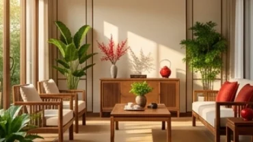 Thiết kế nội thất phòng khách vượng khí dành riêng cho những ai đang tìm hiểu mậu ngọ 1978 mệnh gì để bố trí nhà cửa