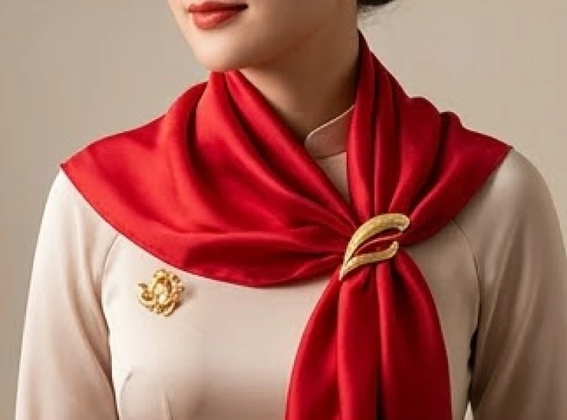 Kết hợp áo vest thanh lịch cùng phụ kiện tông màu vàng đất hoặc đỏ giúp gia tăng năng lượng tương sinh cho ngày mùng 1 Tết.