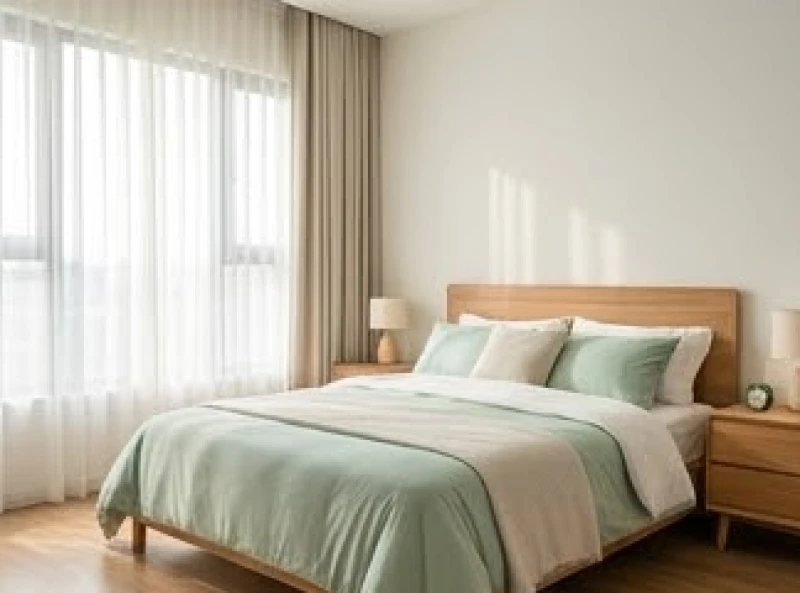 Mệnh Hỏa Hợp Hướng Nào: Tra Cung Phi Nam Nữ Và Cách Hóa Giải 7 Giường ngủ êm ái sử dụng ga trải giường màu xanh lá cây pastel mang lại cảm giác dễ chịu