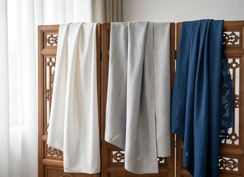 Sự phối hợp các gam màu trắng và xanh dương giúp khơi thông năng lượng và hóa giải tương khắc