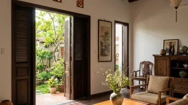 Không gian nội thất phong thủy truyền thống Việt Nam dành cho tuổi mậu thân giúp thu hút vượng khí