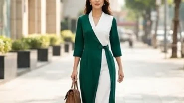 Người mẫu khoác lên mình những màu trang phục hợp tuổi mão chuẩn ngũ hành mang lại sự thanh lịch