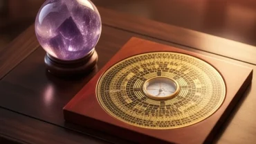 La bàn phong thủy và quả cầu thạch anh tím đại diện cho người sinh năm mậu tý 1948 mệnh gì
