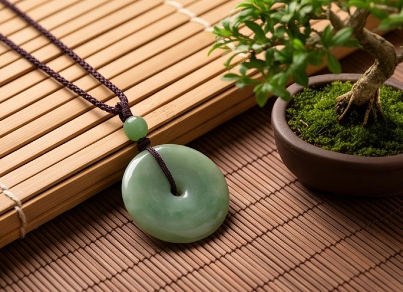 Vật phẩm phong thủy màu xanh lá cây thuộc hành Mộc tương sinh với mệnh Tích Lịch Hỏa