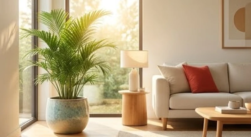 Cây xanh trang trí trong nhà đại diện cho hành Mộc mang lại sự tương sinh cho mệnh Hỏa