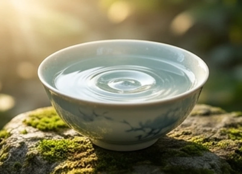 Bát nước thanh khiết đại diện cho mệnh Giản Hạ Thủy của người sinh năm Bính Tý 1996