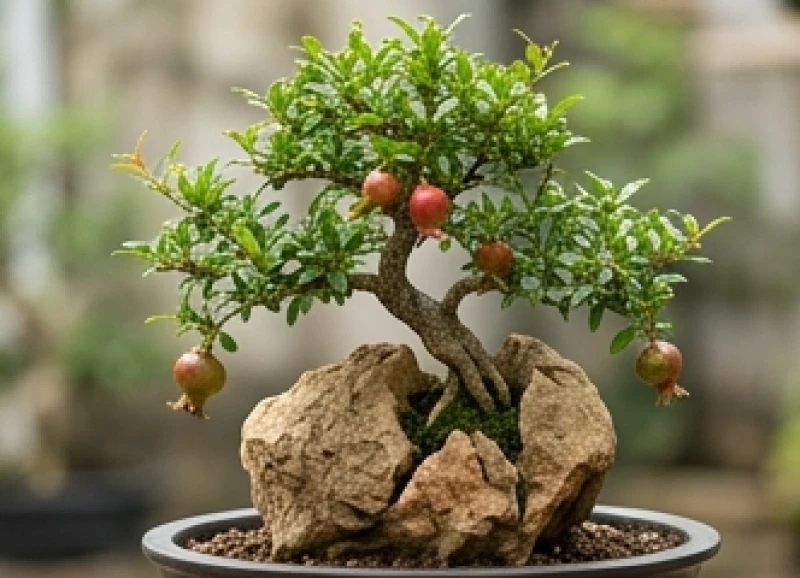 Tử vi trọn đời tuổi Canh Thân 1980 nam mạng: Diễn biến & hóa giải 1 Cây lựu bonsai kiên cường vươn lên từ kẽ đá tượng trưng cho sinh khí mệnh Thạch Lựu Mộc