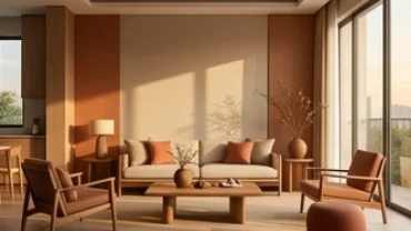 Không gian phòng khách tràn ngập sinh khí nhờ ứng dụng chuẩn mệnh thổ hợp hướng nào khi xây nhà