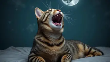 Mèo kêu thảm thiết trong mơ
