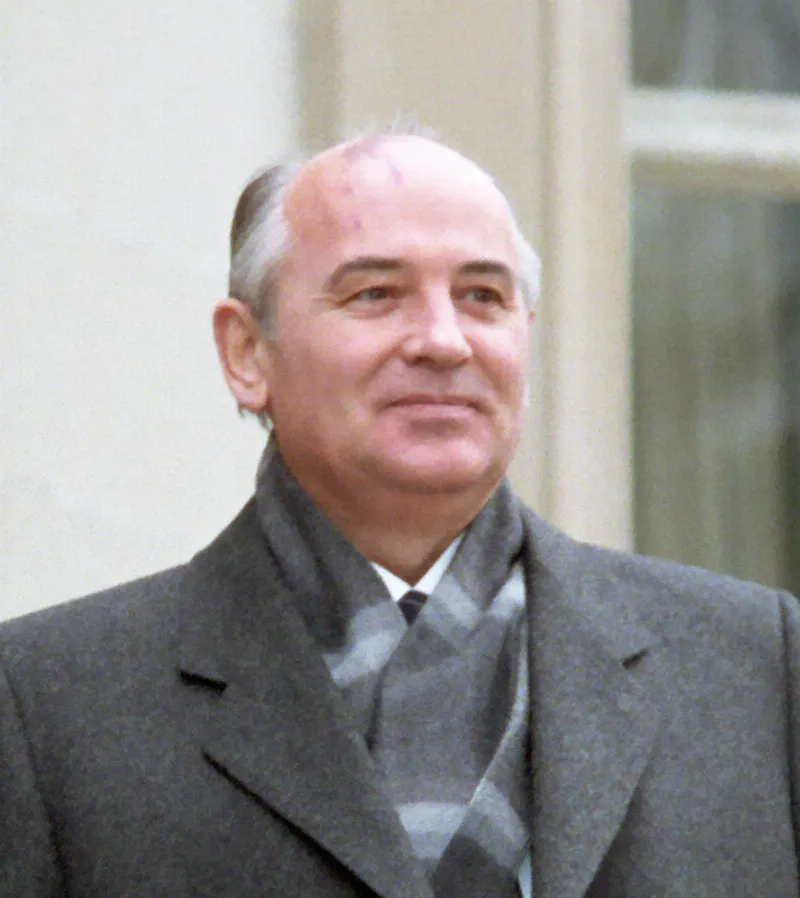 Mikhail Gorbachev tại hội nghị Geneva, 1985