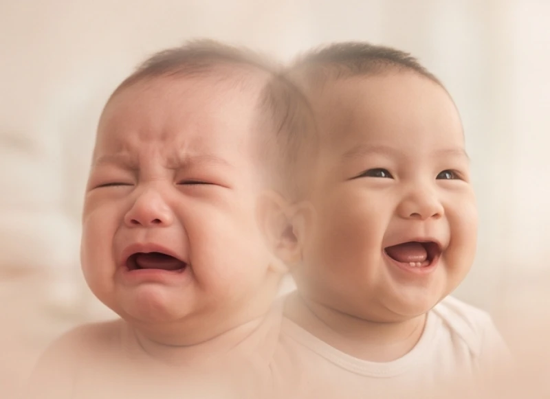 Cảm xúc vui vẻ hay nức nở của trẻ nhỏ phản ánh sự luân chuyển của các luồng năng lượng Thủy và Hỏa