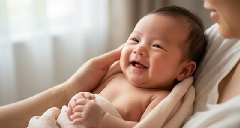 Mơ thấy bế em bé: Giải mã điềm báo và con số may mắn 2 Nụ cười rạng rỡ của trẻ sơ sinh khi bạn bế em bé báo hiệu niềm vui và tài lộc sắp đến