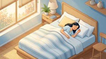 Hình ảnh minh họa hiện tượng mơ bị bóng đè và cách thức y khoa giúp thoát khỏi cảm giác tê liệt khi ngủ