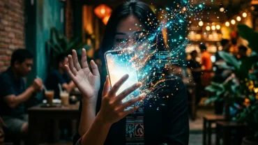 Hình ảnh minh họa cho cảm giác lo âu và mất kết nối khi mơ bị trộm điện thoại trong cuộc sống hiện đại