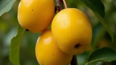 Mơ chín vàng ươm trên cây