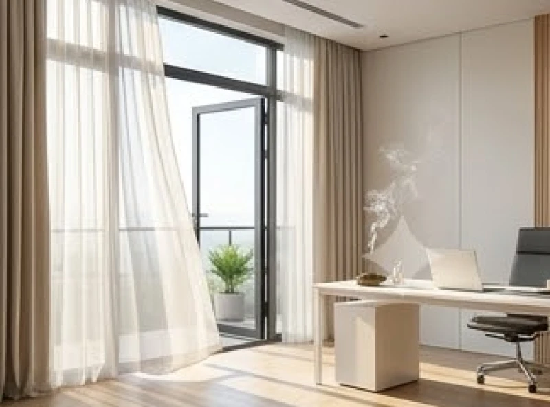 Mở rộng cửa sổ tại văn phòng làm việc để đón luồng gió cát tường và tài lộc tuổi Thìn