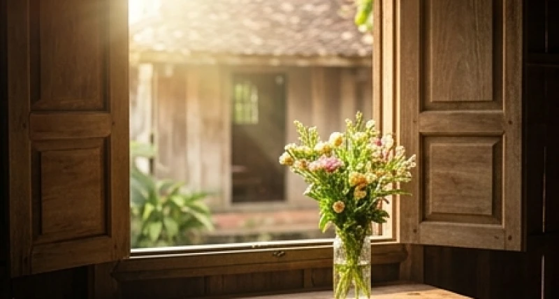 Không gian sống ngập tràn ánh nắng sớm giúp thanh lọc năng lượng tiêu cực sau khi bạn mơ thấy cây chuối gãy đổ
